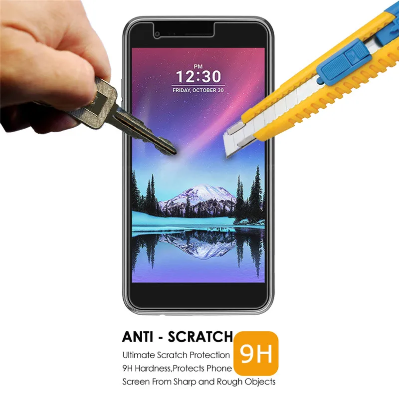 Закаленное стекло 9H для LG K4 2017 оригинальная Высококачественная защитная пленка
