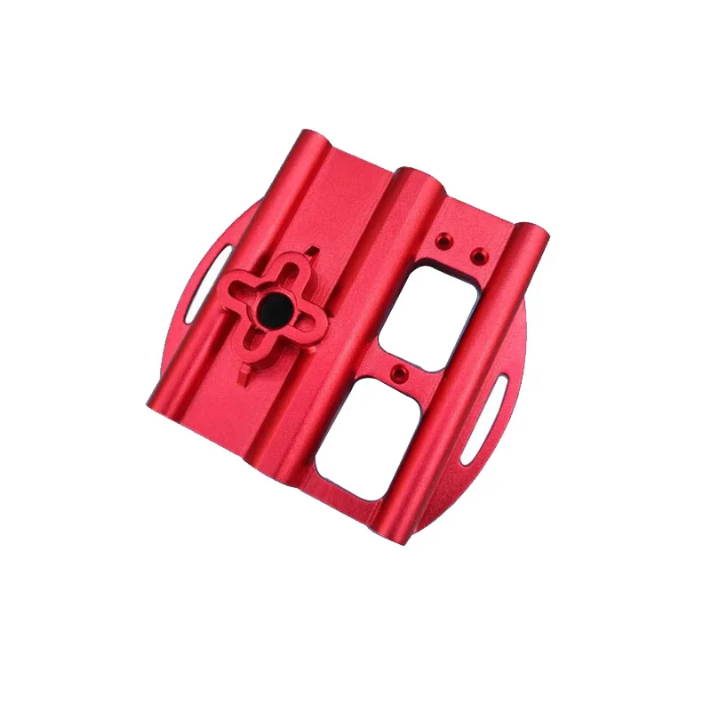 Изготовленные на заказ Красные анодированные алюминиевые детали |