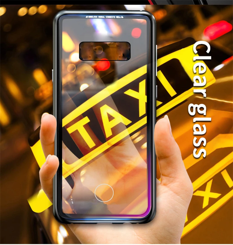360 градусов Полный Магнитный чехол для samsung Galaxy S10 S10 Plus S10E передний задний стеклянный чехол S10 lite Магнитный двойной стеклянный чехол