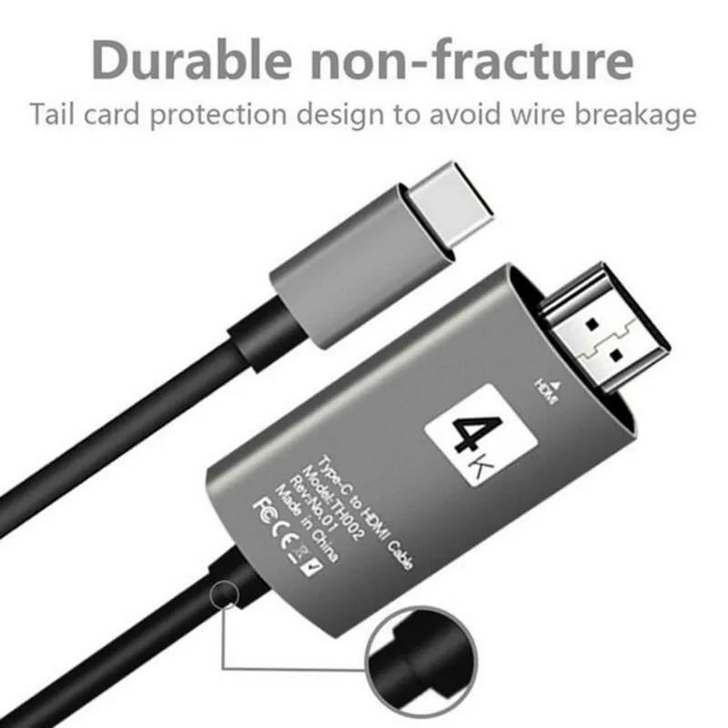 USB-C Тип с разъемами типа C и HDMI 4 K * 2 UHD HDTV адаптер для Samsung Galaxy S8 + macbo G3K5 | Мобильные