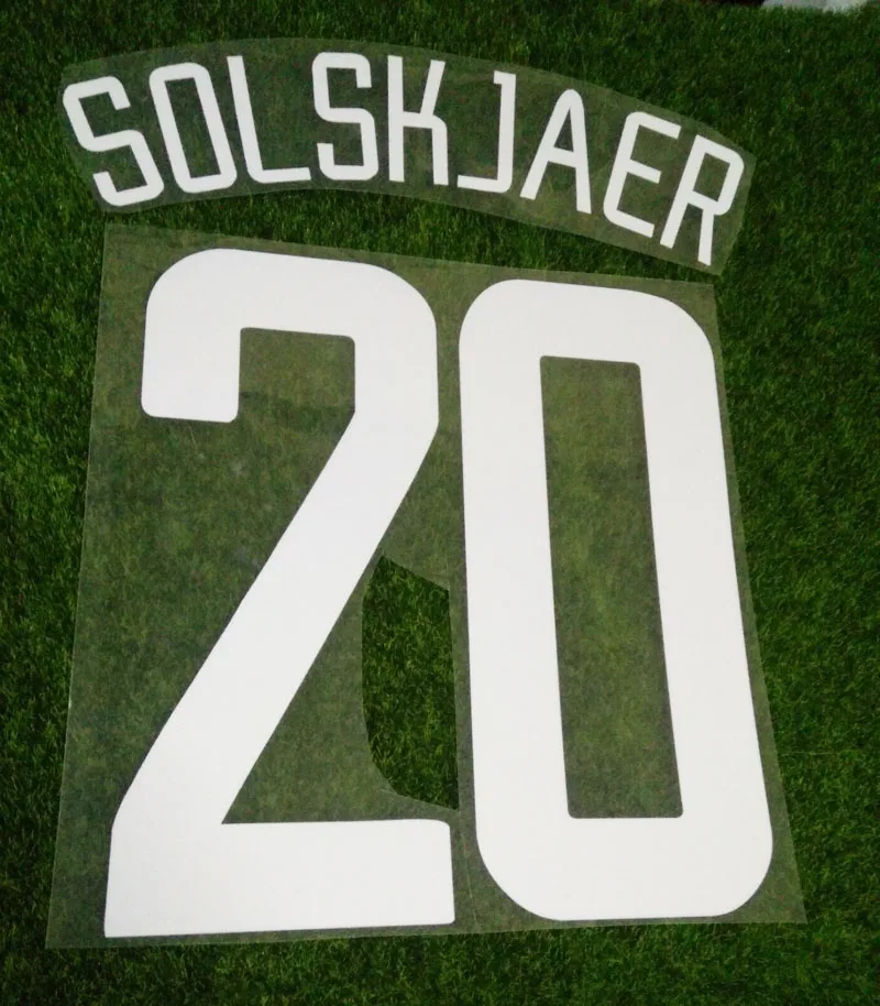 2002 2003 Lextral Solskjaer Nameset #7 Бекхэм Роналду Хигги шотланцы настроить любой номер имя Diy