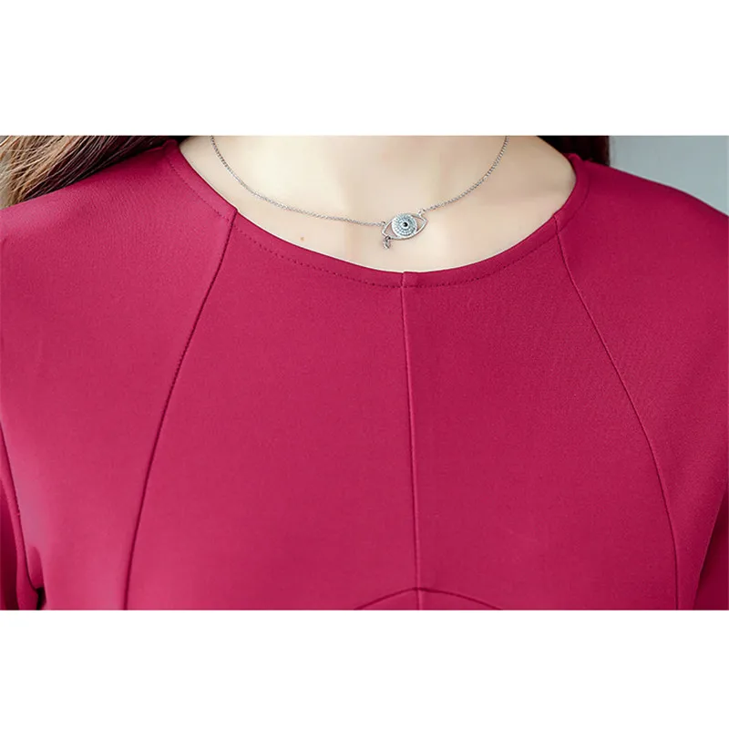 

Winter Dress Women Black Wine Red Plus Size Long Sleeve Party Dresses 2019 New Autumn Korean Fashion Slim Chic Maxi Dress LD590