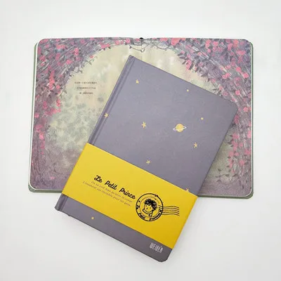 little Prince Brown Креативные милые цветные Страницы Дневник записные книжки bullet journal agenda School notebook милые офисные принадлежности канцелярские принадлежности - Цвет: little Prince Brown