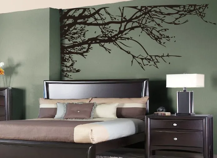 

New large tree wall decal Home decoration Black wall decals tree branches Stickers Adesivo De Parede