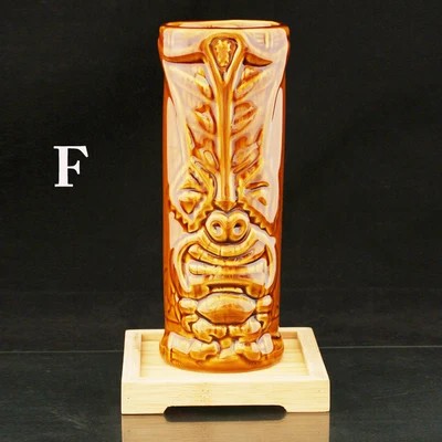 

2018 Hot sale tiki keller cocktail glass tea cup art glass ceramic drinking cup
