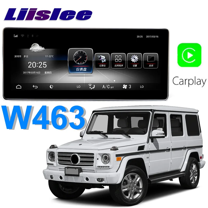 Liislee автомобильный мультимедийный плеер NAVI для Mercedes Benz MB G Class W463 AMG 2013~ NTG автомобильный Радио Стерео gps навигация