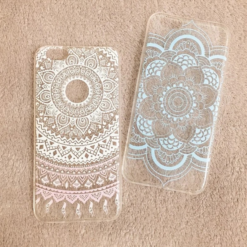 Dreamcatcher Flowers Cases For iphone X 7 8 6 6S Case Vintage Flower Campanula Cover for iPhone 6s Plus plus Shell Capa |