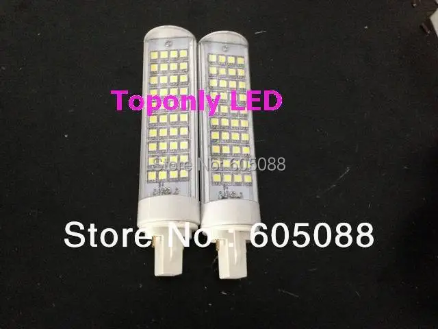 

10w g24 led bulb light,with 40pcs Epistar SMD 5050 super bright, AC85-300V,color white,800-850lm,20pcs/lot DHL free shipping