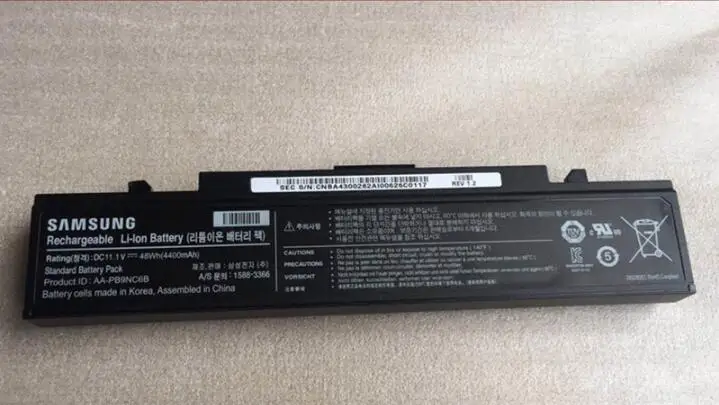 Новый оригинальный аккумулятор для SAMSUNG P480 P530 NP300E5E NP300E7A NP305V5A NP350E4C NP350E7C NP355E5C NP355E7C