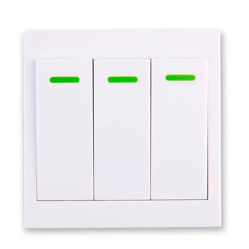 86 настенная панель дистанционного передатчика 1 2 3CH липкий RF TX умный дом зал