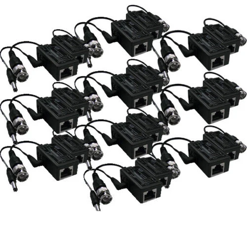 10 пар BNC UTP видеокамеры видеонаблюдения Balun Transceive CCTV Coax CAT5 для камеры |