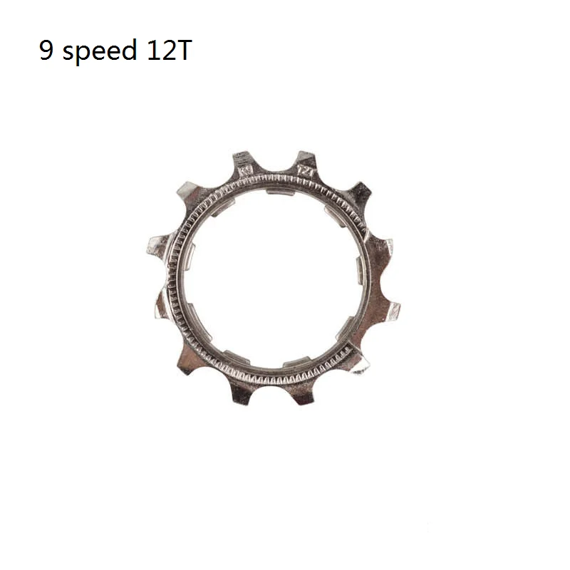 MEIJUN горный велосипед выбеге зубы 8 9 10 Скорость 11 Т 12 т Chainrings Сталь маховик Шестерни мелкозубчатые Велоспорт велосипед ремонт Запчасти - Цвет: 9 speed 12T