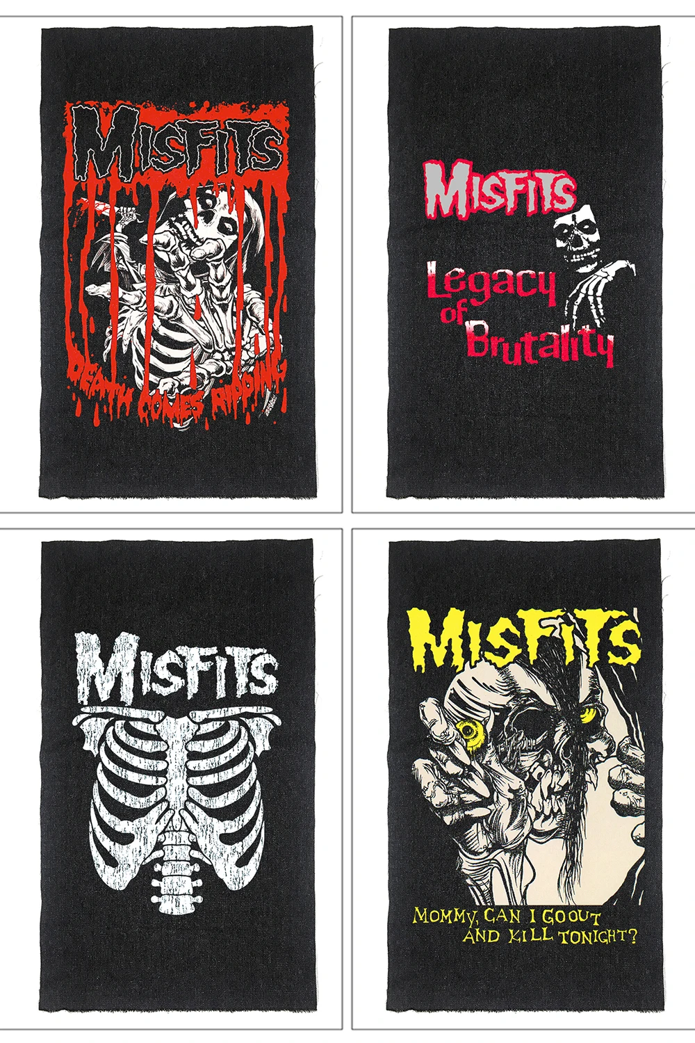 Bloodhoof Store Misfits рок-н-ролл дэт Тяжелый жесткий панк стиль патч дизайн джинсы мужские куртки и пальто