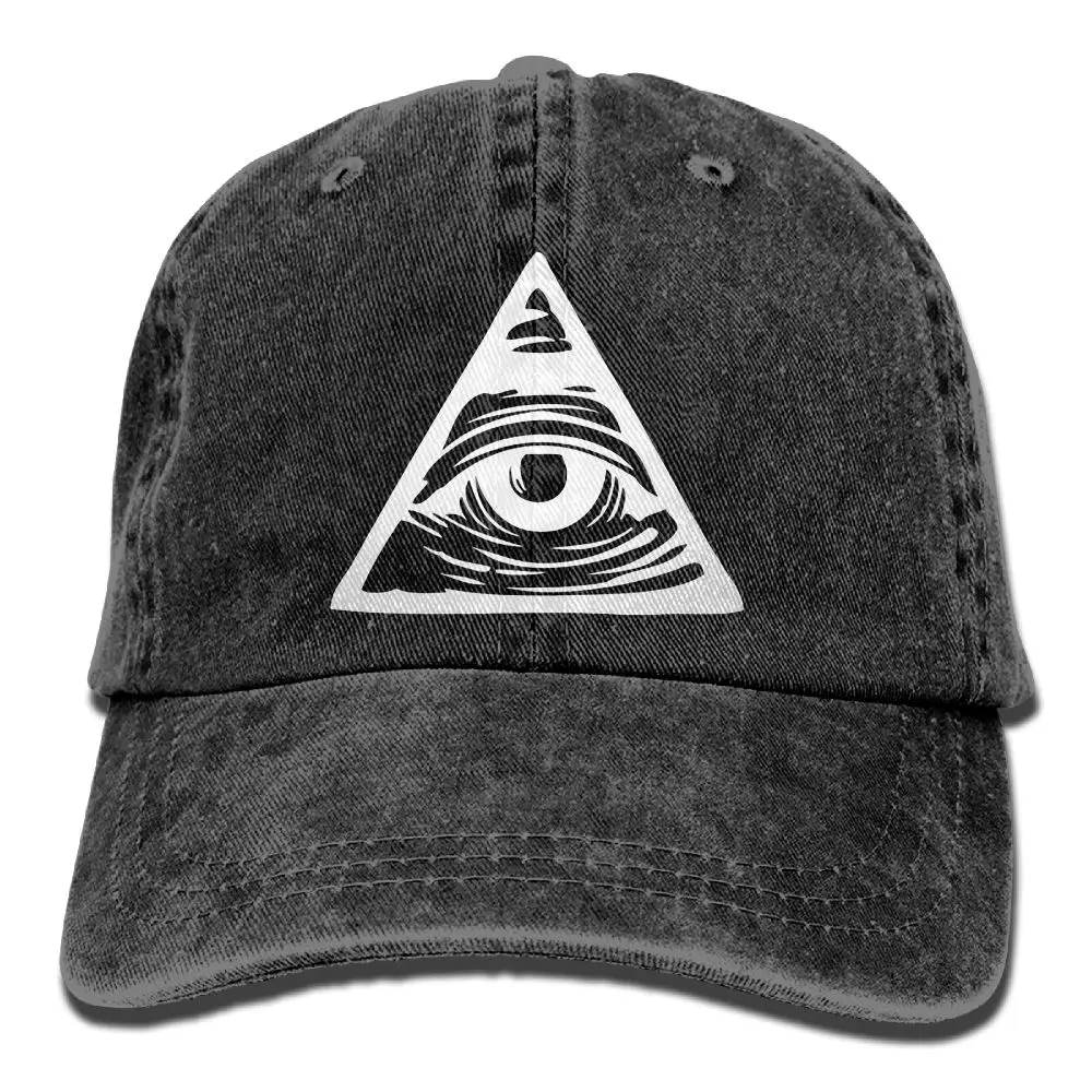 SAMCUSTOM Illuminati 3D Индивидуальные вымытые джинсовые шапки осень лето Мужские Женские