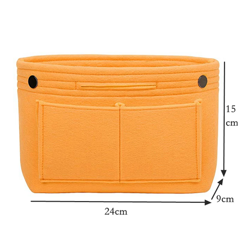 Large Felt Fabric Makeup Bags For Women Travel Organizer Insert Cosmetic Neceser Make Up Bag Solid Toiletry CO15 | Багаж и сумки