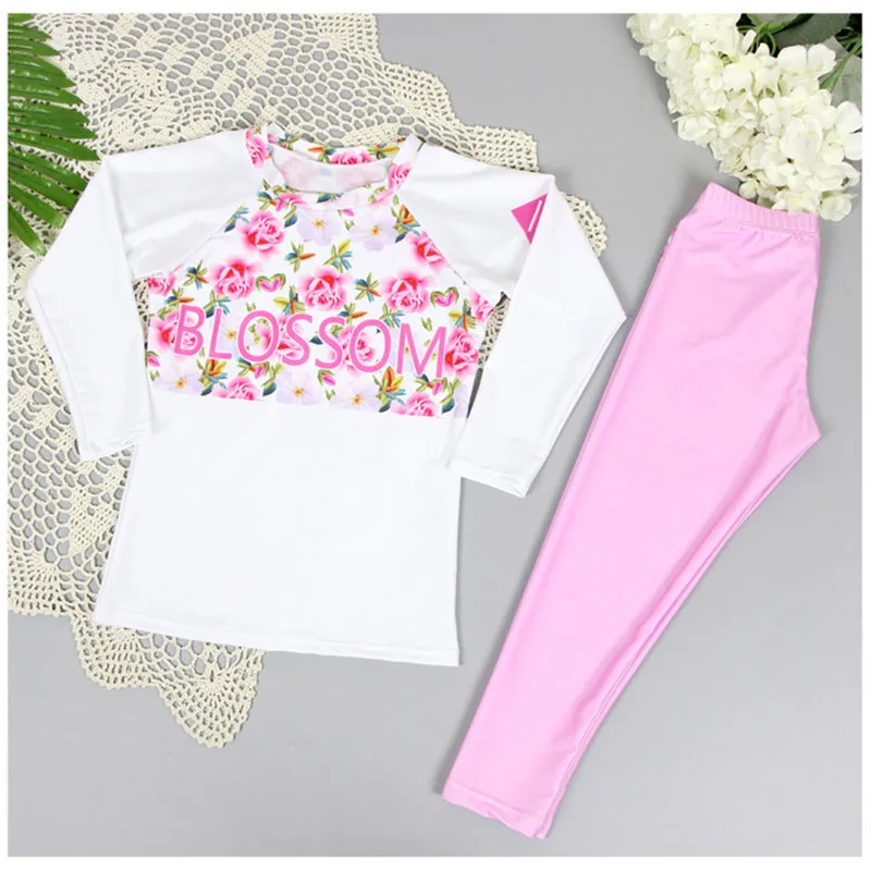 Sunny eva baby girl rash guard Long sleeve swimsuit A whole bathing suit with sleeves swimwear Long-sleeved | Спорт и развлечения