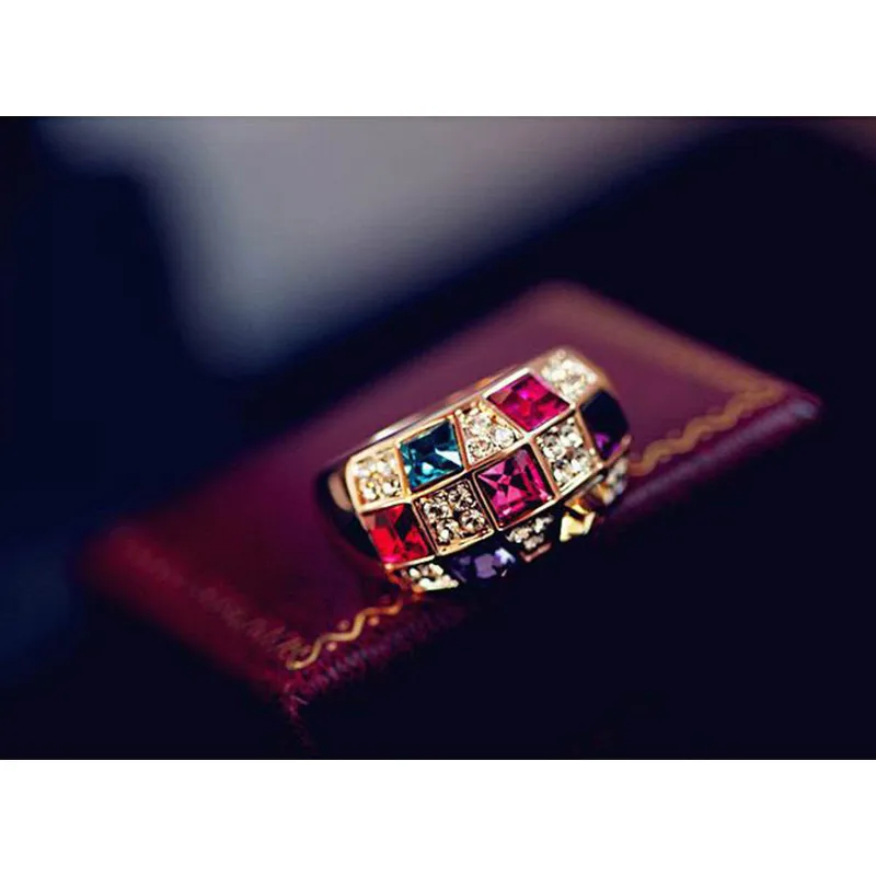 Новые модные свадебные кольца для мужчин и женщин Кристальные брендовые