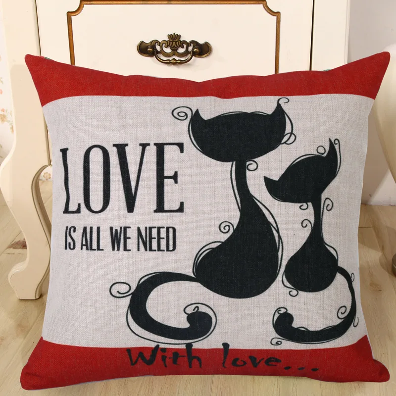 Модная Высококачественная хлопковая льняная ретро швейная машина в виде кота и