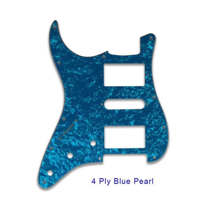 Электрогитара Pickguard 11 отверстий катушка для слева рукой США Мексиканская Fd HSH PAF