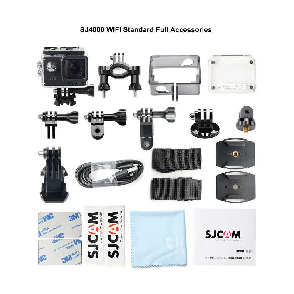 Оригинальный SJCAM SJ4000 WI FI Действие Видео Камера 1080 P Full HD серии 2 0 ЖК дисплей