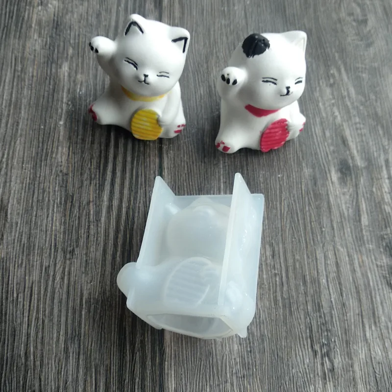 Высокое качество 3d силиконовая форма в виде кота DIY мыло ручной работы формы