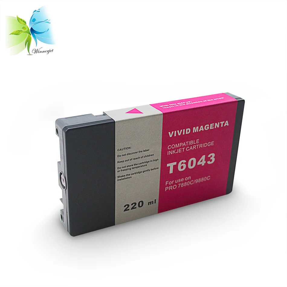 Winnerjet 8 шт. T6121 чернильный картридж с сублимационными чернилами для Epson 7450 9450 7400 9400