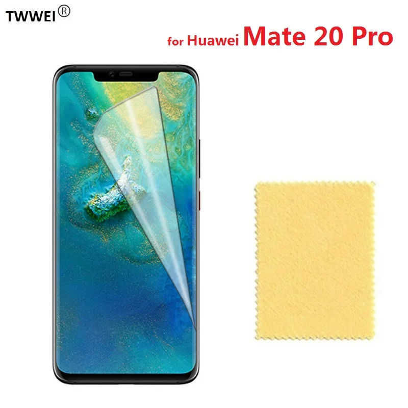 Глянцевая прозрачная защитная пленка для ЖК экрана huawei mate 20 профессиональная Pro