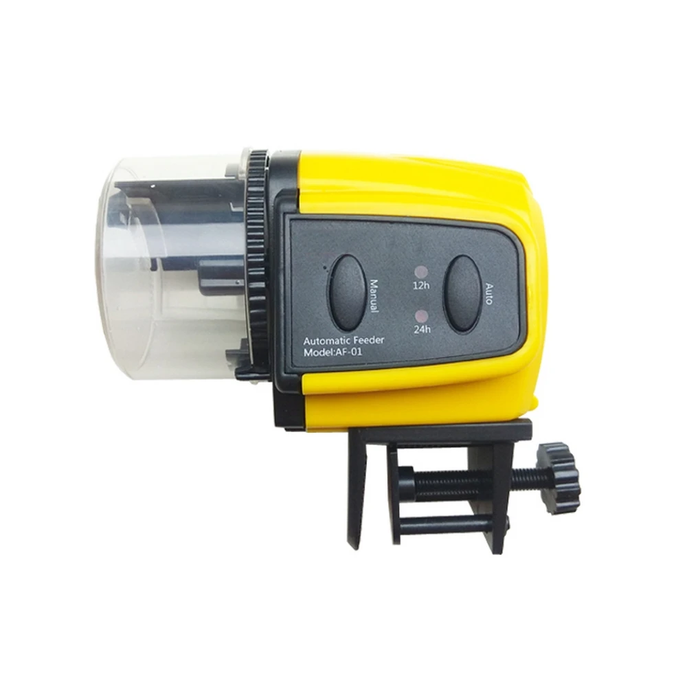 1 шт. новинка цифровой ЖК-дисплей автоматическая кормушка для аквариума рыб