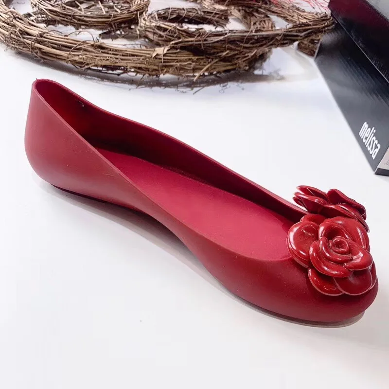 Melissa/Новинка года; женские босоножки на плоской подошве; Sandalias Mujer; Брендовая женская прозрачная обувь; шлепанцы Melissa; женская прозрачная обувь