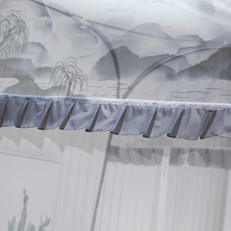 Живописи тушью постельные принадлежности навес молния квадратная антимоскитная