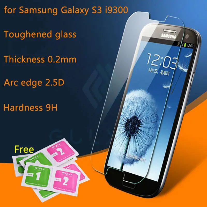 

HOT Premium Tempered Glass For Samsung Galaxy S3 Neo i9301 SIII I9300 Duos i9300i Screen Protector HD Toughened Protective Film