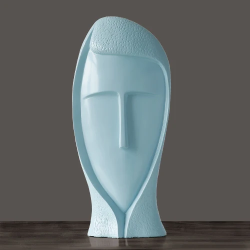 Cerulean (L) Статуя из смолы, Декоративная скульптура, современное искусство для украшения дома, аксессуары, ремесла, креативные домашние статуэтки для гостиной, Декор - Цвет: Cerulean (L)