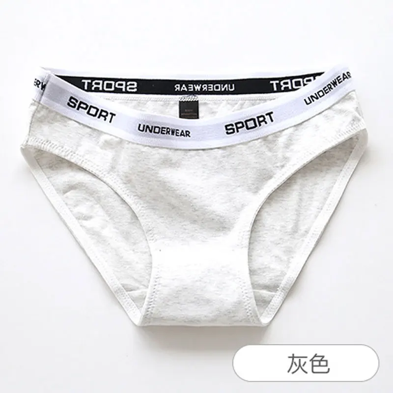 Трусы HUI GUAN простой дизайн спортивный стиль однотонные мягкие хлопковые с