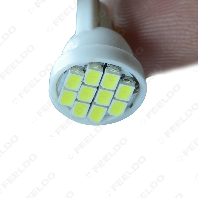 FEELDO 4 шт. автомобильные DC12V T10 194/168 10 SMD 1206 Чип клиновидные светодиодный ные