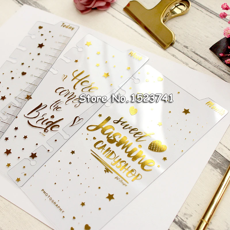 Спиральные перегородки для блокнотов A6 индексные разделители 3 шт./компл. Today