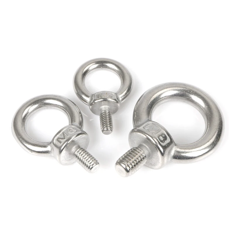 Кольцевая гайка кольцевой винт Eyebolt из нержавеющей стали M4 M5 M6 M8 M10 M12|steel nut|screw m12nut
