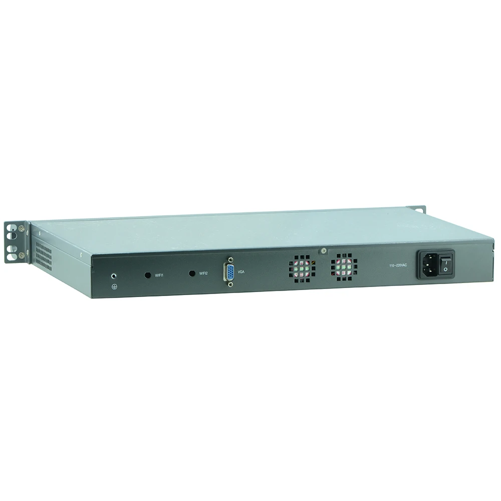 6 ethernet LAN ports network security firewall linux fanless 1U rackmount server Intel Celeron Quad Core J1900 | Компьютеры и офис