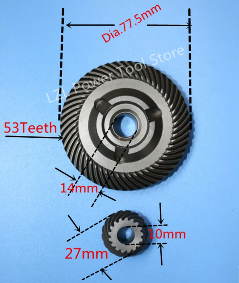 1 пара спиральные конические зубья для BOSCH|spiral bevel gear set|for boschspiral |