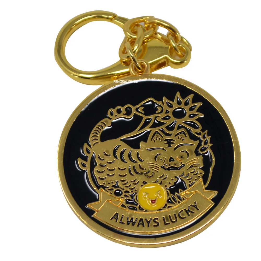Fengshui 12 животных Wish Geanting брелок для ключей с амулетом W Fengshuisale красный
