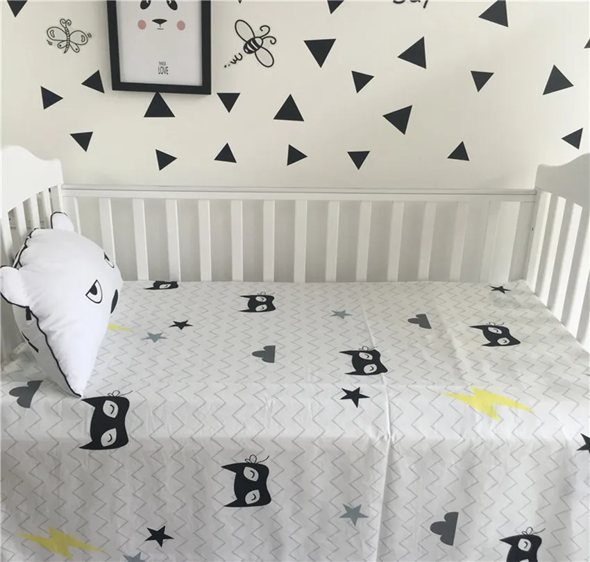 9 цветов простыни гладкие Детские постельные принадлежности хлопок облака