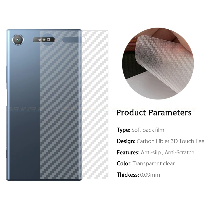 5 шт. мягкая задняя крышка протектор экрана для Sony Xperia XZ3 XZ2 XZ1 XZ XZS XA X Compact Premium 3D