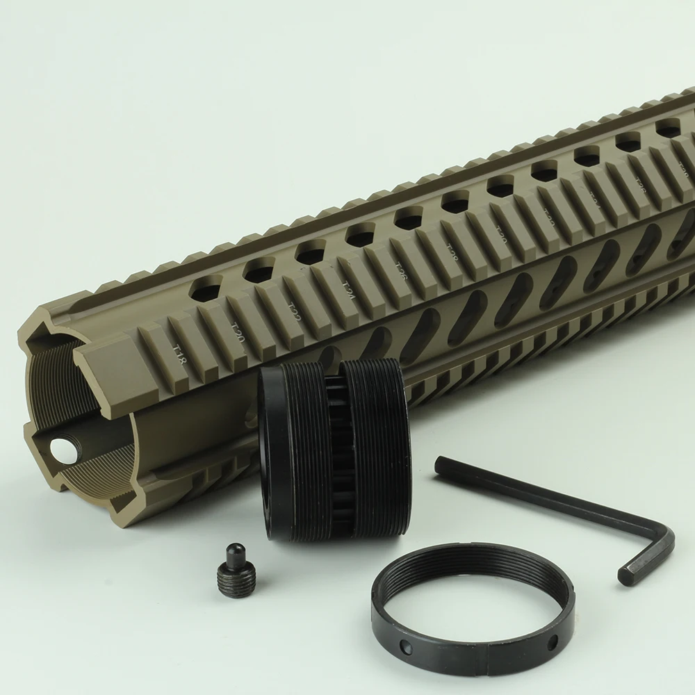 Тактический Ohhunt T Series 12 дюймов бесплатно поплавок Quad Пикатинни Handguard