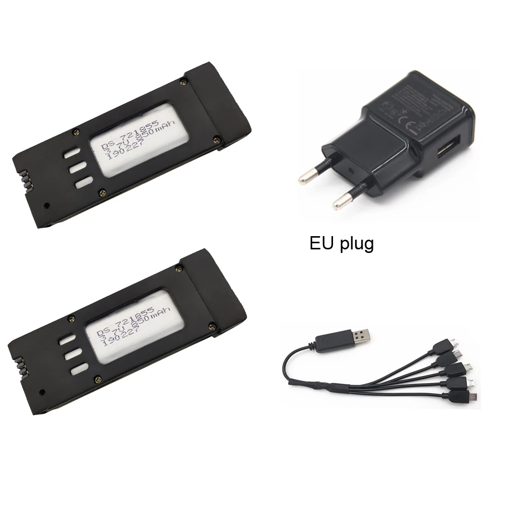 3.7V 850mAH Lipo Battery 721855 with USB Charger for E58 JY019 S168 GD88 L800 For RC Quadcopter Spare Parts wholesale | Игрушки и хобби