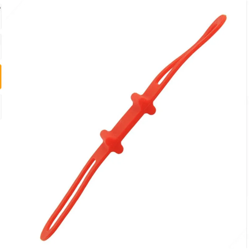 Силиконовая лента для руля велосипеда 6 цветов зажим фонарика горного красный