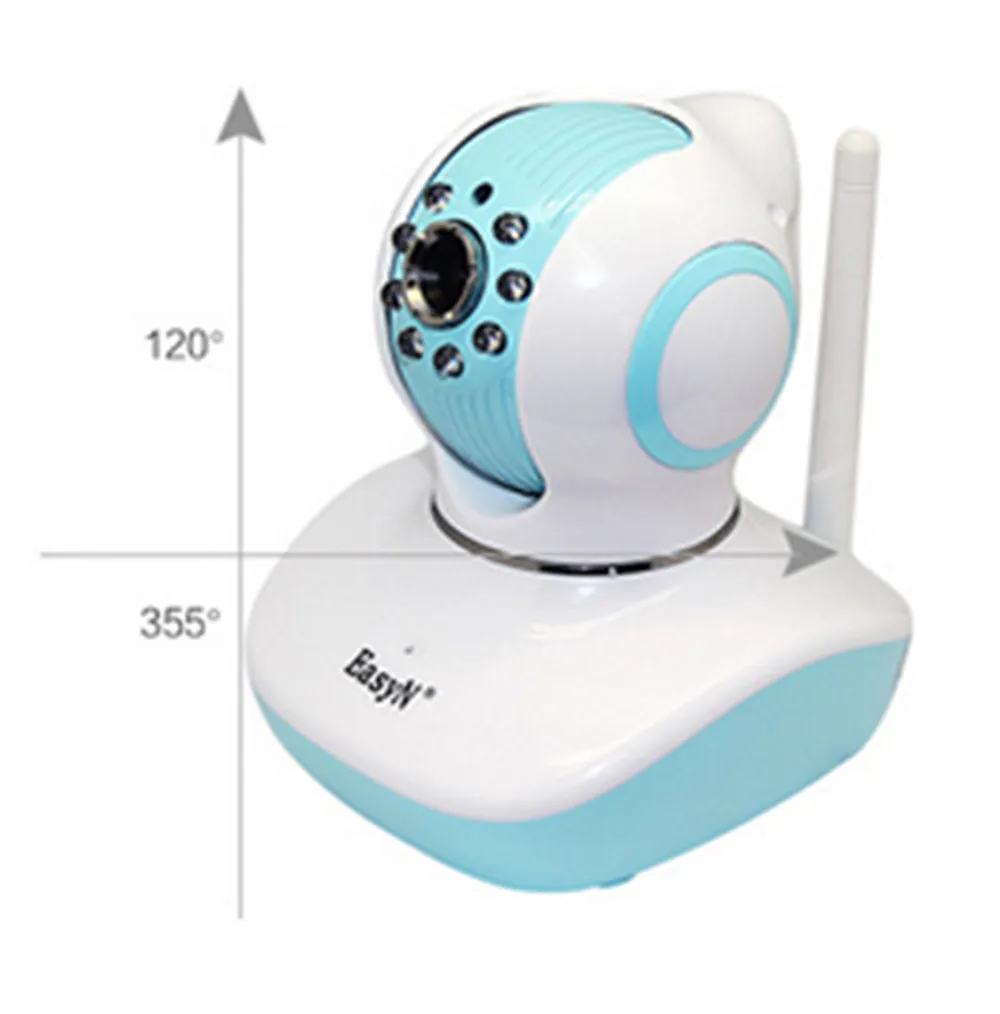 

HD 720P IR Night Vision Two Way Intercom Wireless Baby Monitor P2P IP Camera