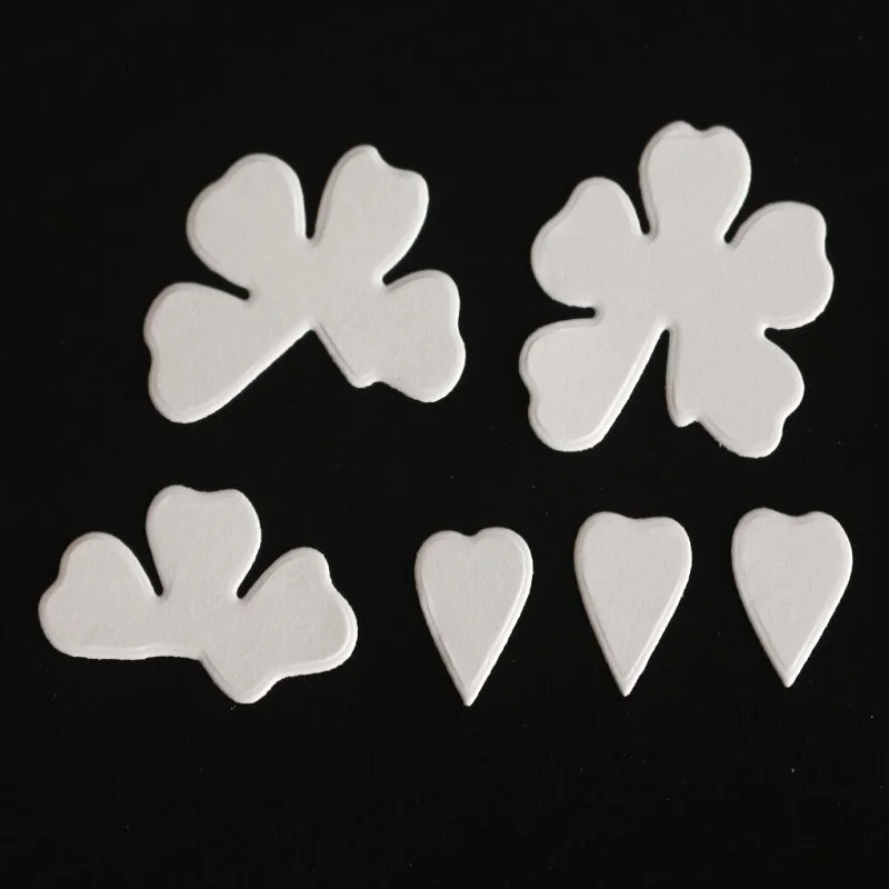 6pcs flowers Petals Metal Cutting Dies and Clear Stamp Set for DIY Scrapbooking Photo Album Decorative Embossing Stencils | Дом и сад