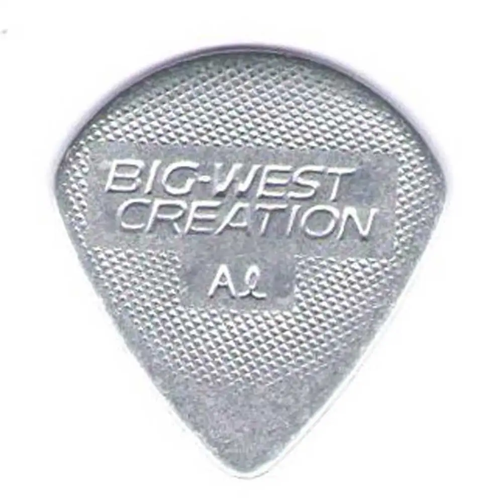 

Big-West Creation BWC Guitar Pick TDM-AL (Tear Drop Mini) Aluminium 1.0 mm, Made in Japan