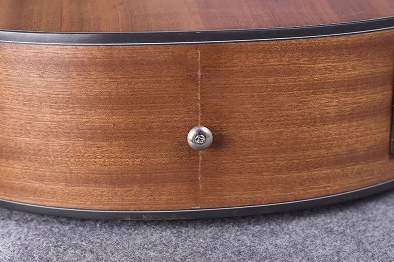 40 дюймов Акустическая народная гитара палисандр гриф Sapele Guitarra с пятью сегментами Equilibrium EQ Музыкальные инструменты