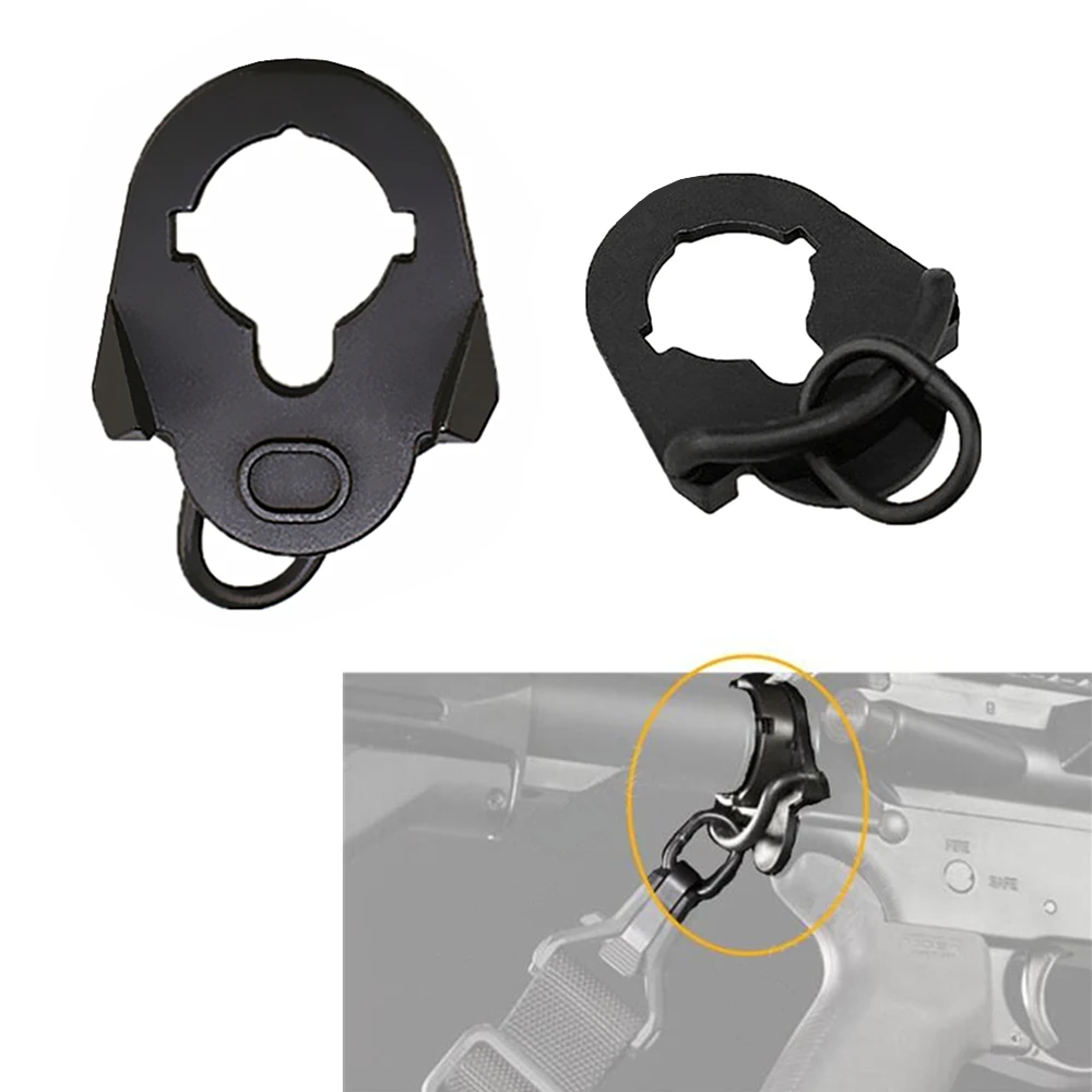 

Tactical Adapter Metal Mount Airsoft AR15 M4/16 AEG End Plate Sling Hunting Accessories