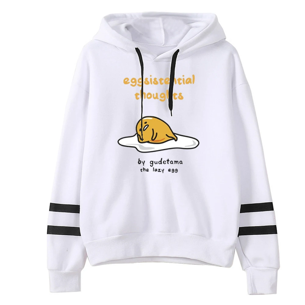 Женская толстовка с принтом gudetama дизайнерская Толстовка милая уличная одежда